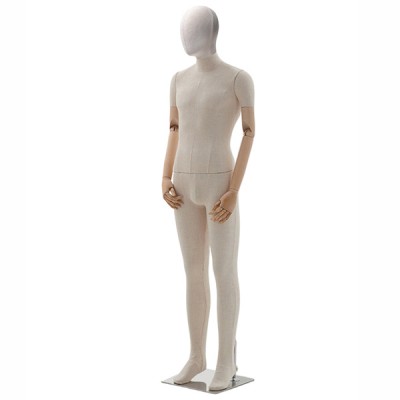 NM-1F Манекен мужской с шарнирными руками. Цвет: Светлый лён